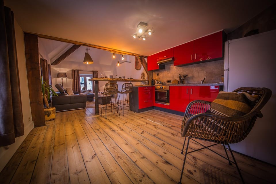 Au dessus du Cochon Perché Apartment in Wallonia, Belgium