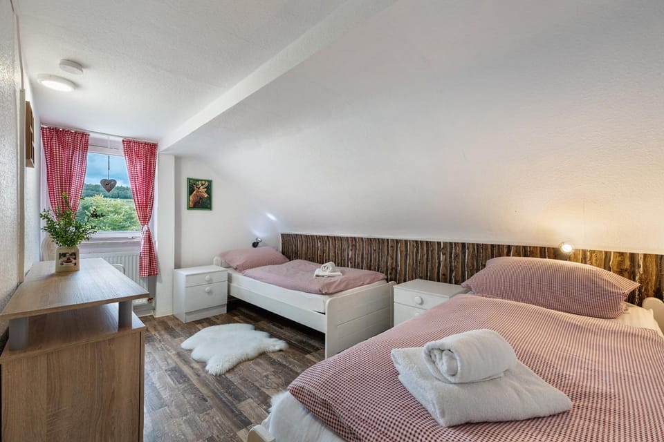 Property building, Living room, Bedroom