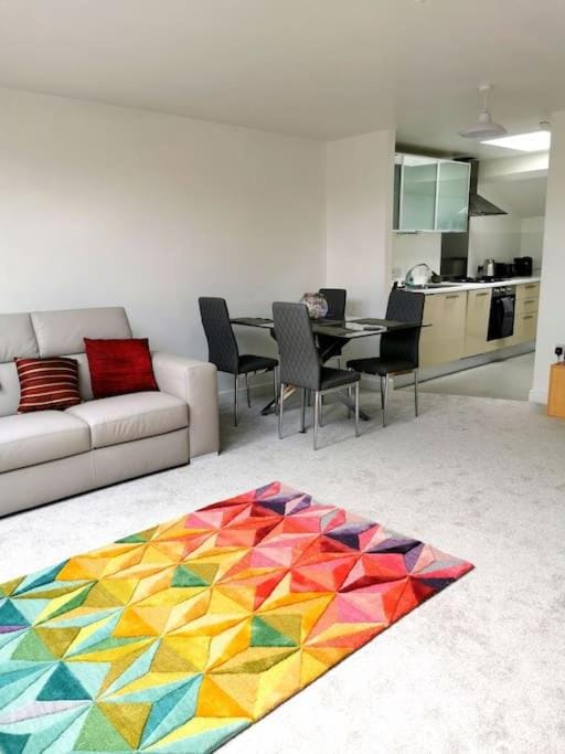 Kitchen or kitchenette, Living room, Dining area