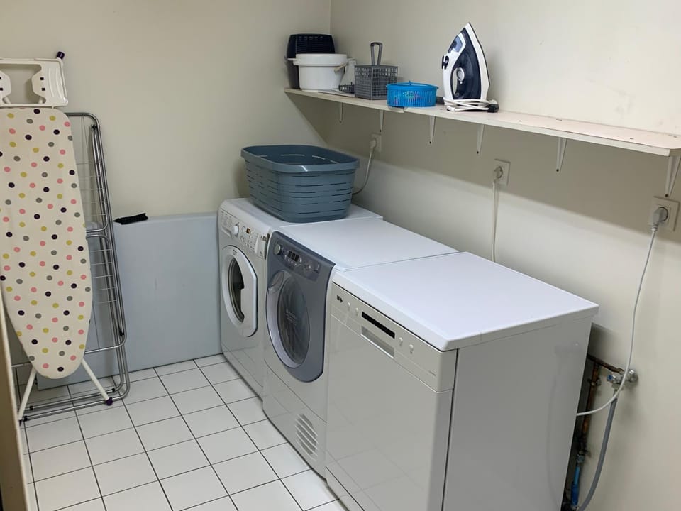 dishwasher, washing machine, dryer