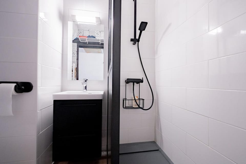 Bathroom, Living room