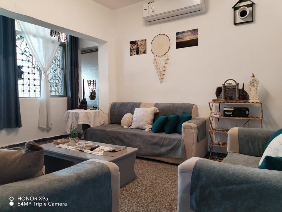 Living room, Seating area, fireplace, air conditioner