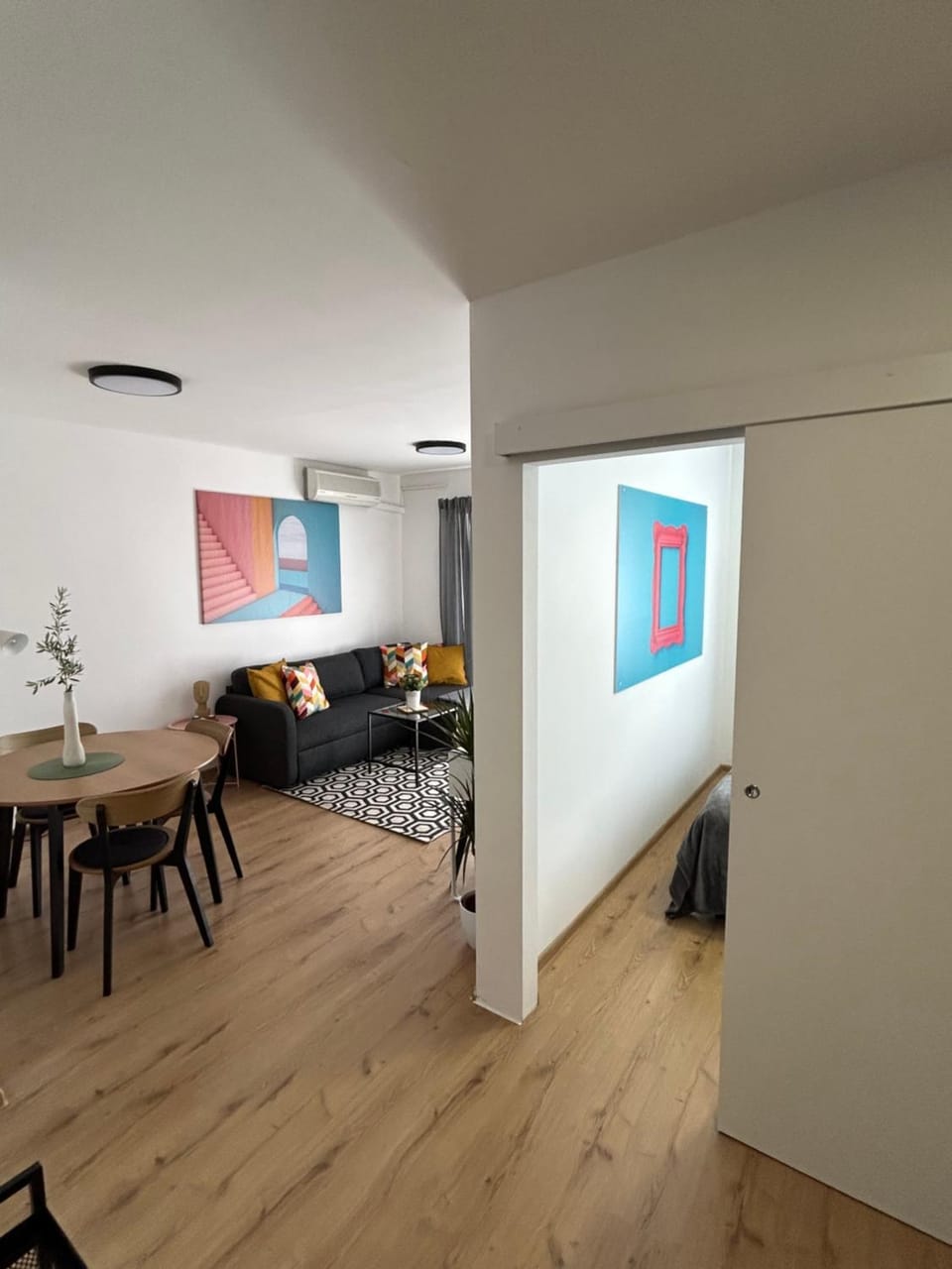 Living room, Bedroom