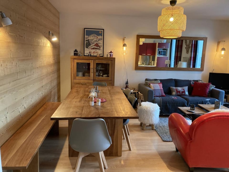 3 pièces confortables, 6 pers, balcon, centre Châtel, à 450m des remontées mécaniques - FR-1-676-127 Apartment in Châtel
