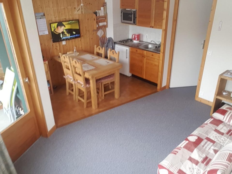 Studio Châtel 4 pers., Balcon sud-ouest, Proche centre & remontées, Equipé cuisine & TV, Garage - FR-1-676-144 Apartment in Châtel