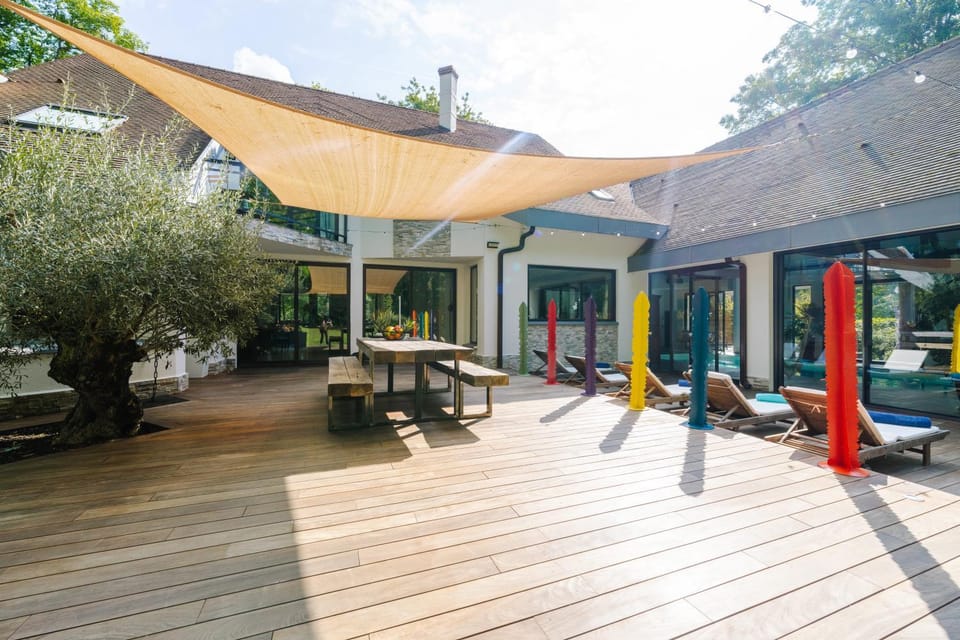 Patio, Garden, Garden view, Pool view, sunbed