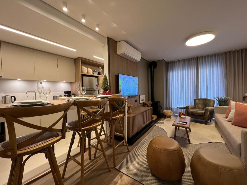 Dining area, air conditioner