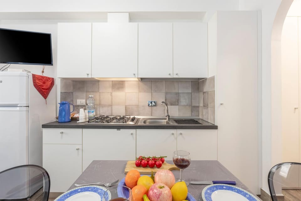 Kitchen or kitchenette, Living room