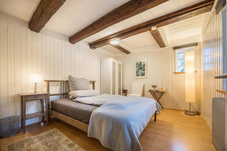 Property building, Living room, Bedroom