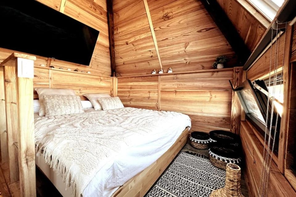 Chalet et Jaccuzy sur la plage Chalet in Biscarrosse