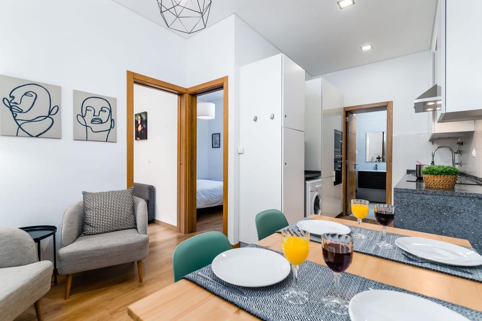 Kitchen or kitchenette, Living room