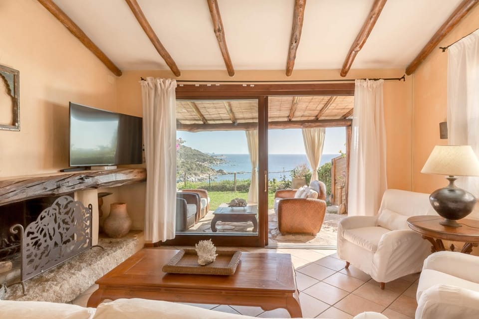 Natural landscape, Living room, Sea view