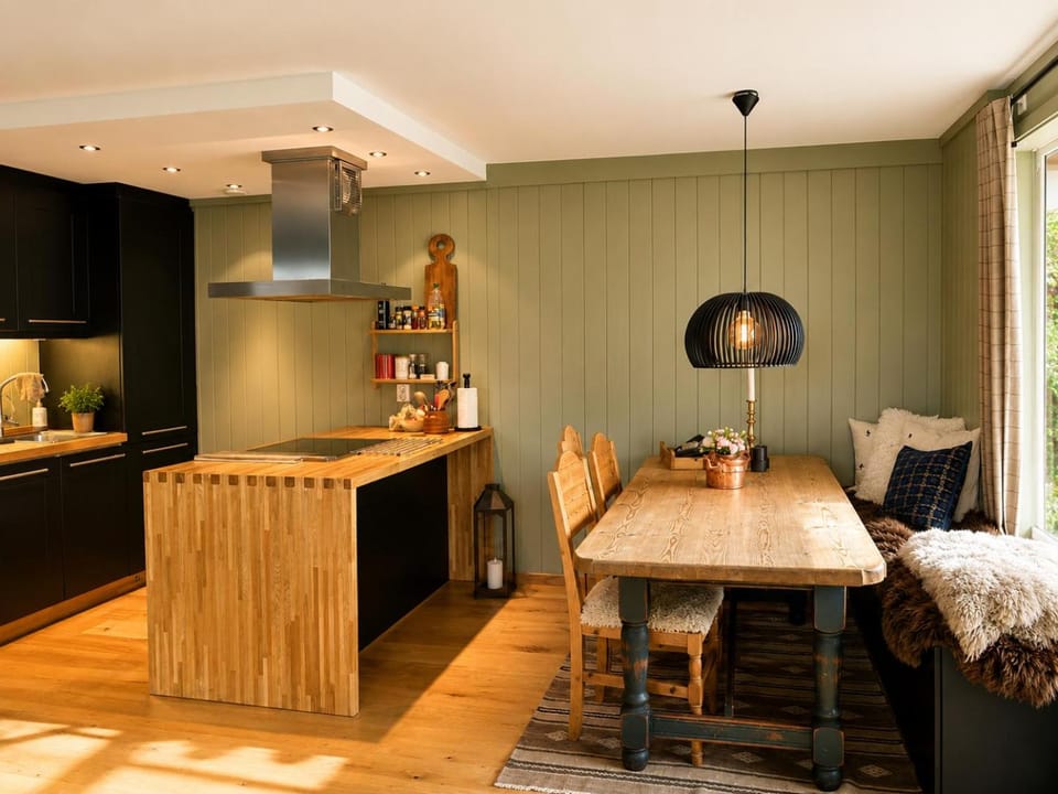 Living room, Dining area, kitchen
