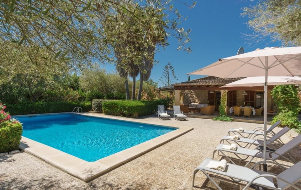 Property building, Living room, Swimming pool