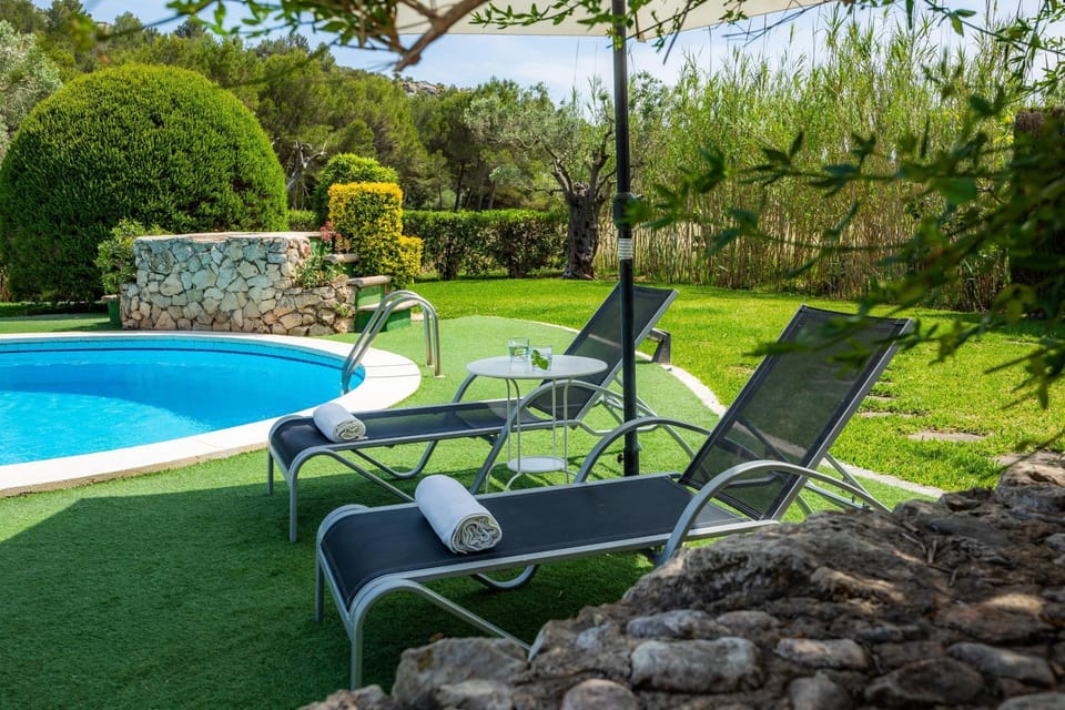 Property building, Living room, Swimming pool