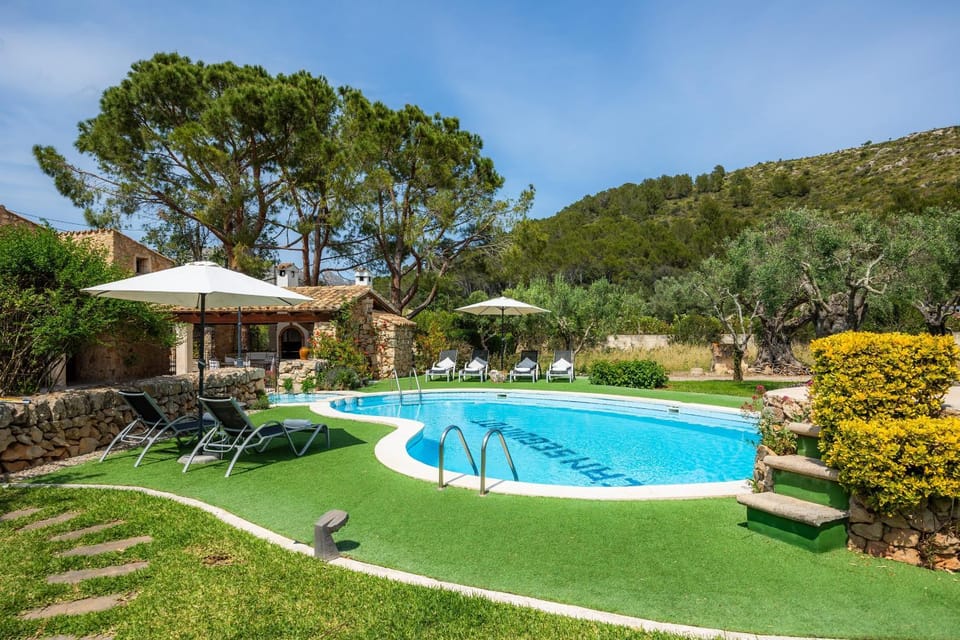 Property building, Living room, Swimming pool