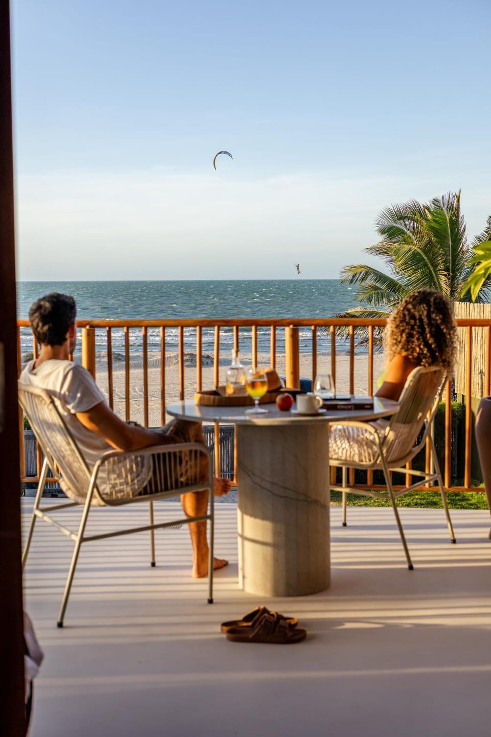 People, View (from property/room), Balcony/Terrace, Sea view, group of guests