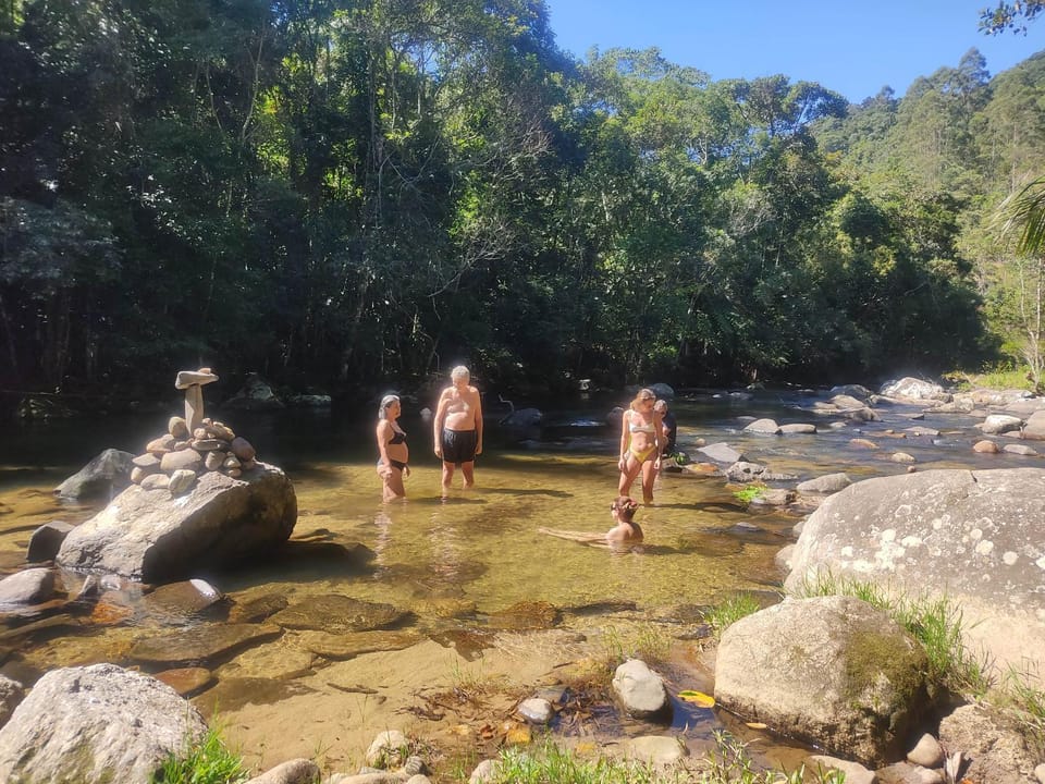 People, Natural landscape, River view, group of guests