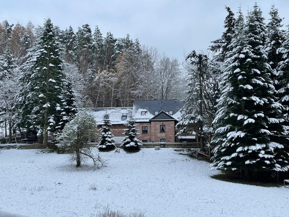 Property building, Day, Natural landscape, Winter