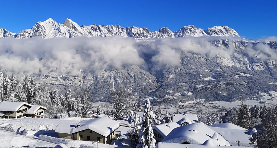 Nearby landmark, Day, Natural landscape, Winter, Mountain view