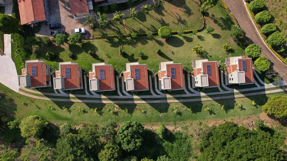 Property building, Bird's eye view, Parking
