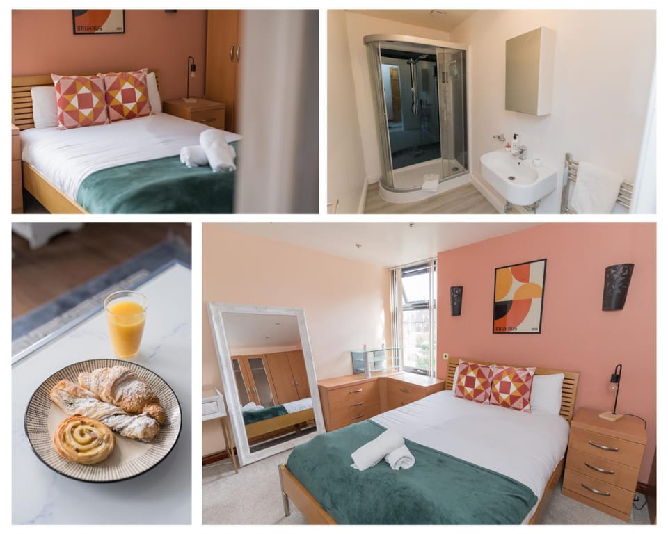 Perfect for Contractors! Long Term Discounts, Free Parking & Fast Wifi - 19 Glen Apartment in Wolverhampton