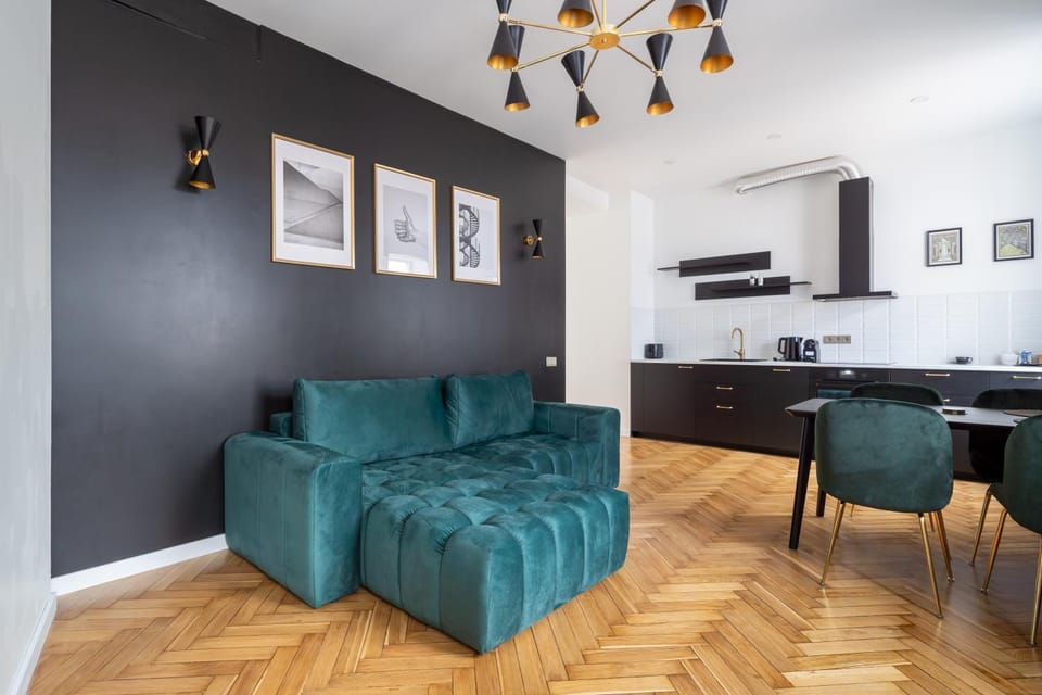 Kitchen or kitchenette, Living room, Seating area, Dining area, minibar