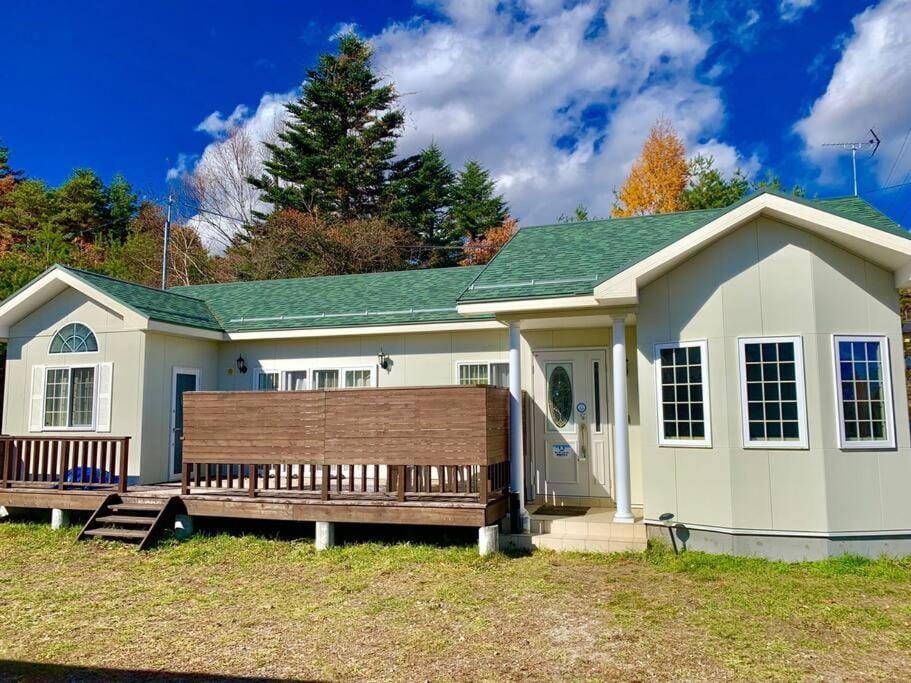 清潔感抜群アメリカンハウス/ポーラーリゾート西軽井沢2 Villa in Karuizawa
