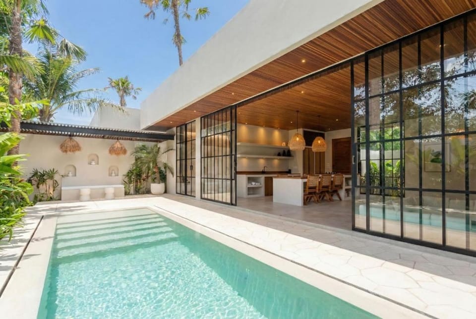 Property building, Day, View (from property/room), Pool view, Swimming pool, sunbed