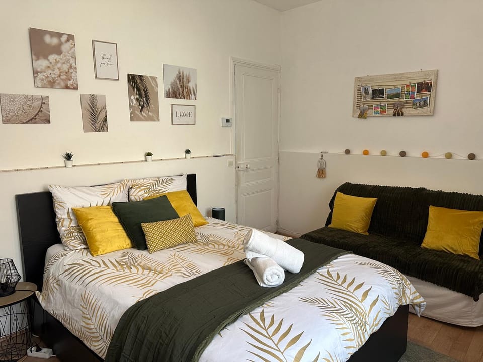 Au Cosy Garden Apartment in Reims