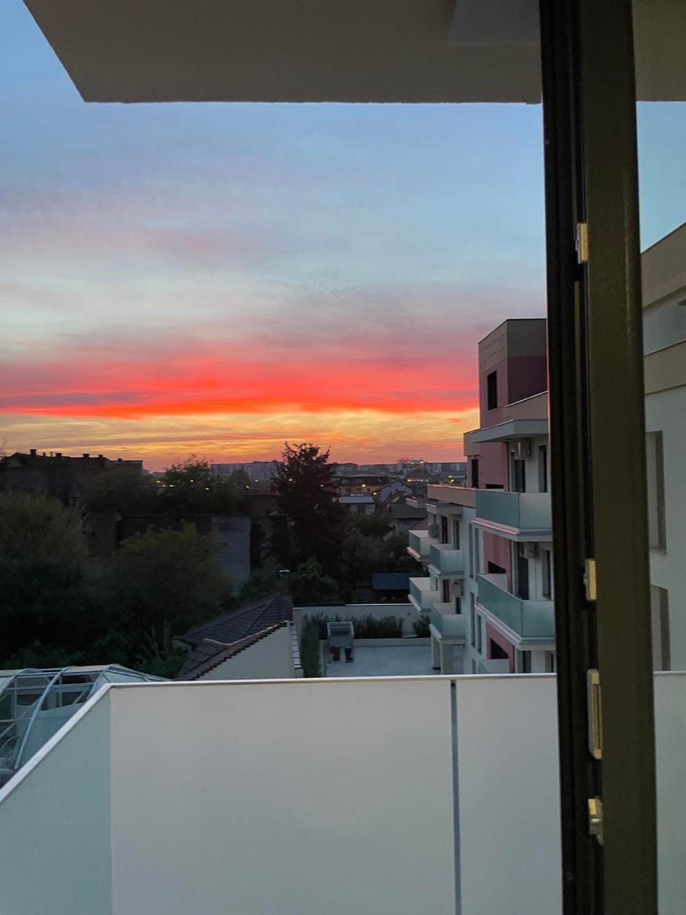 Natural landscape, Balcony/Terrace, Sunrise