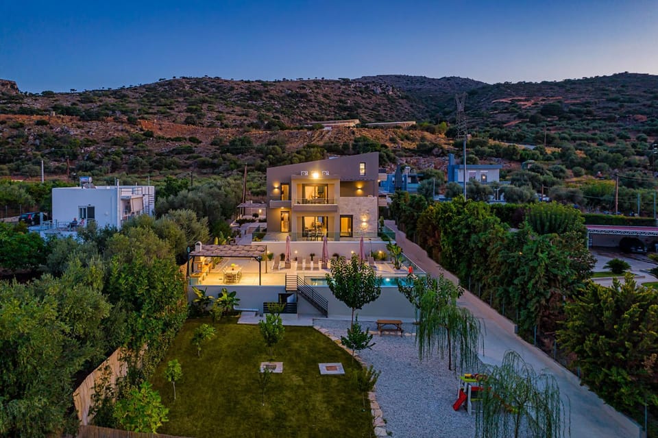 Property building, Night, Natural landscape