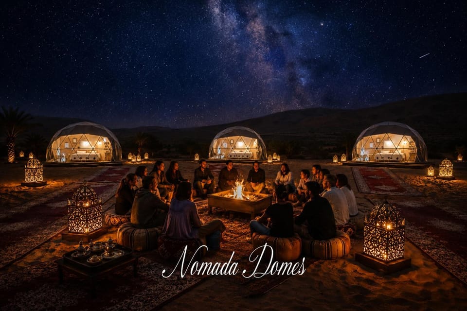 Nomada Domes Camp with Airco Luxury tent in Morocco