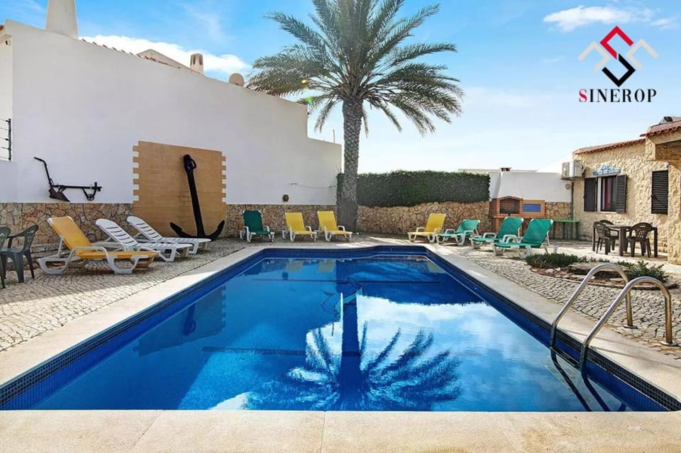 Patio, Pool view, Swimming pool, sunbed