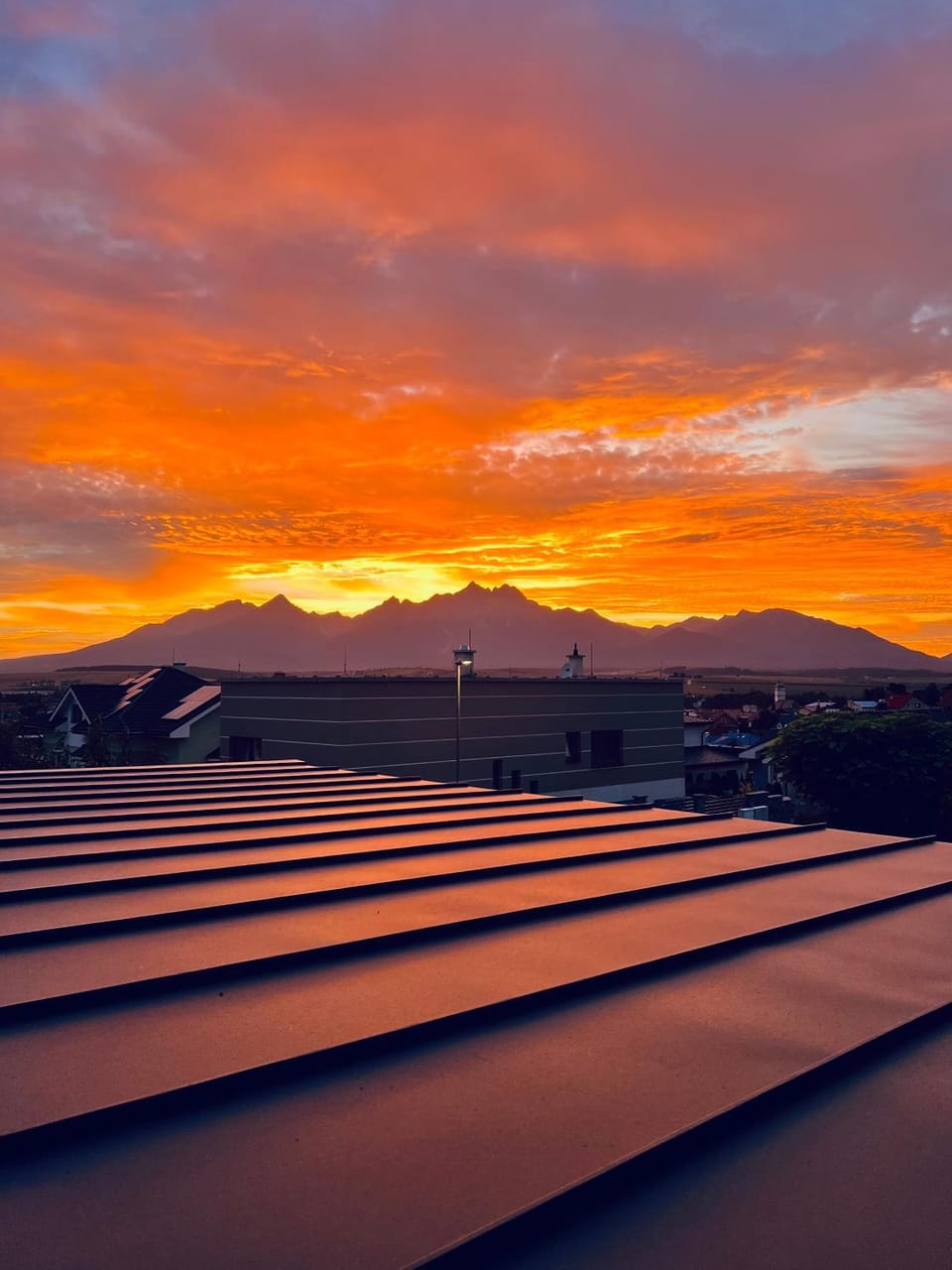 View (from property/room), Mountain view, Sunset
