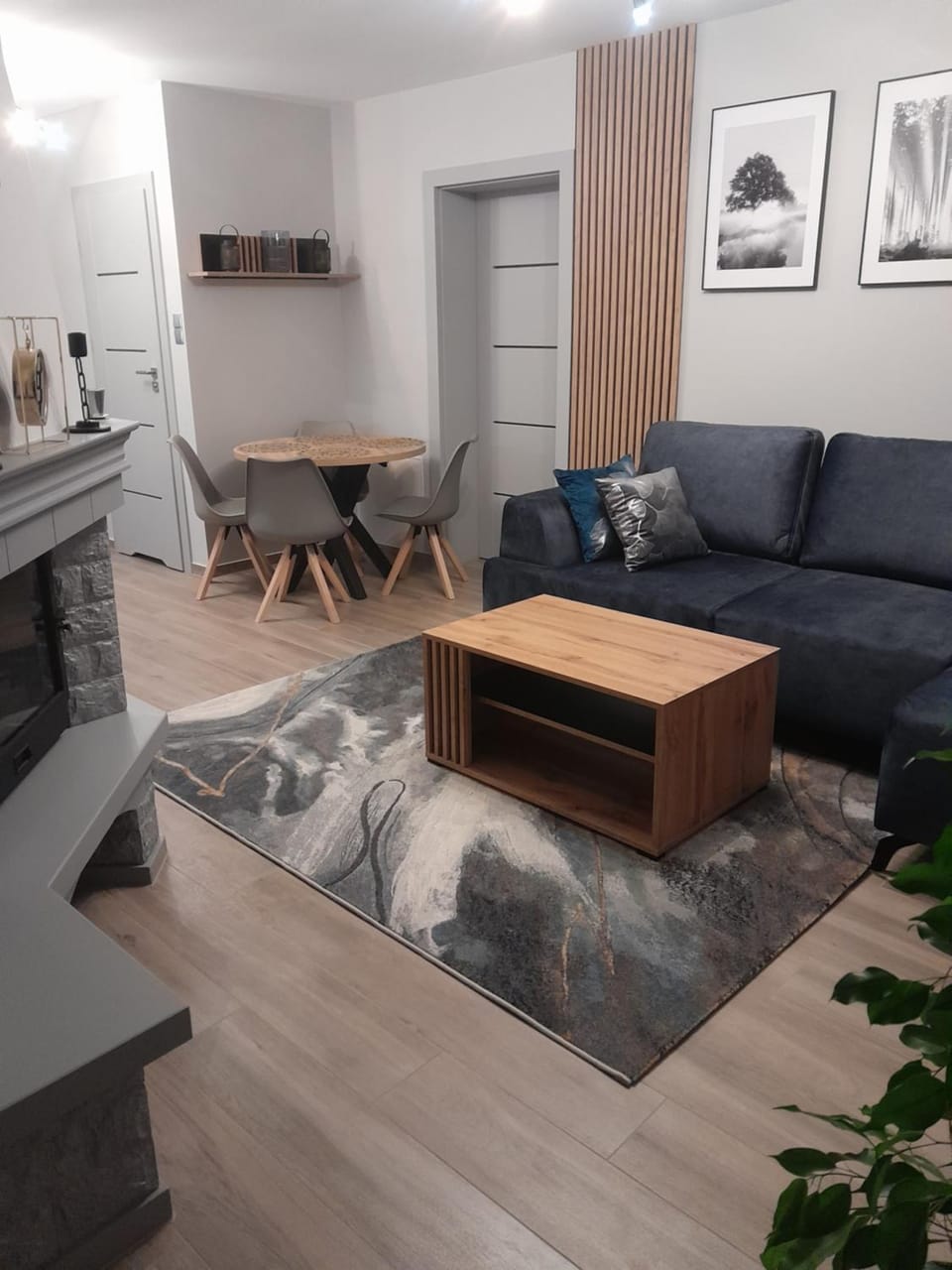 Living room, Seating area, Dining area