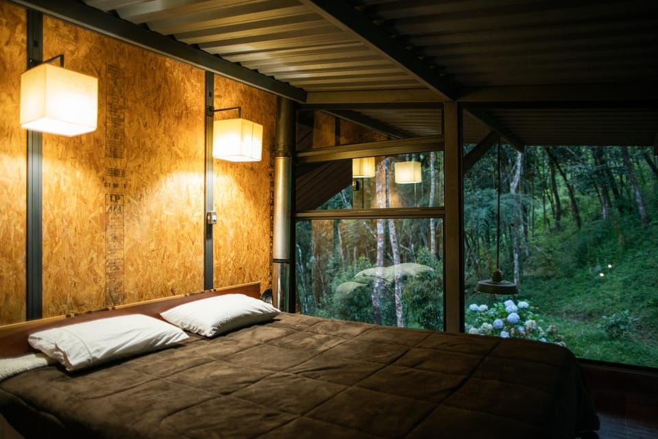 Bed, Natural landscape, Bedroom