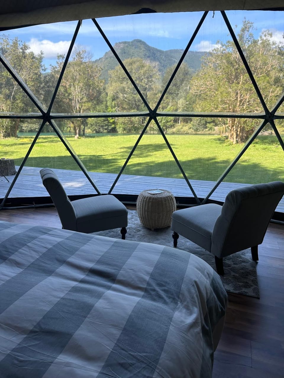 Alma Andina Luxury tent in Los Lagos, Chile