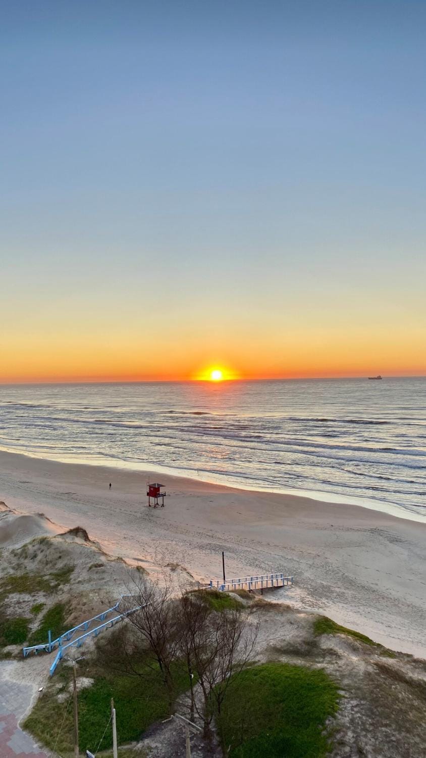 Beach, Sea view, Sunrise