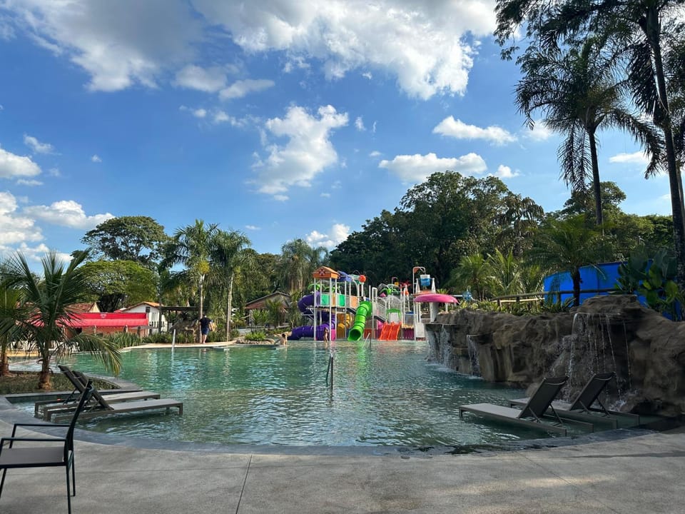 Aqua park, Swimming pool, sunbed