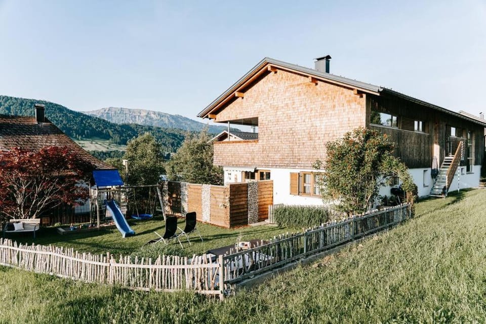 Property building, Natural landscape, Garden, Mountain view