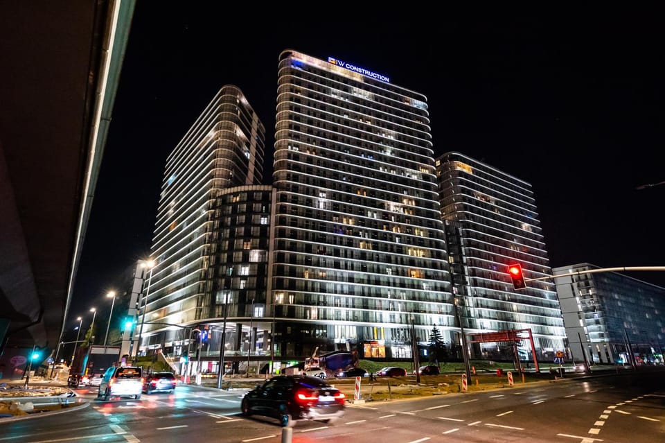 Property building, Night, Neighbourhood, Location