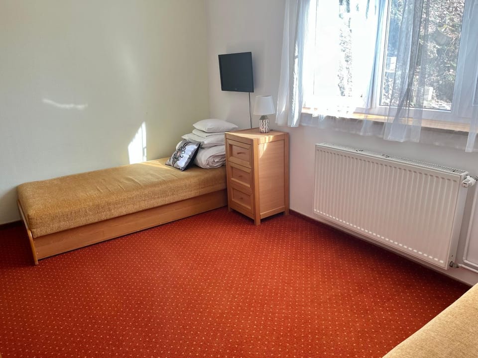 Bed, TV and multimedia, Seating area, Bedroom, internet
