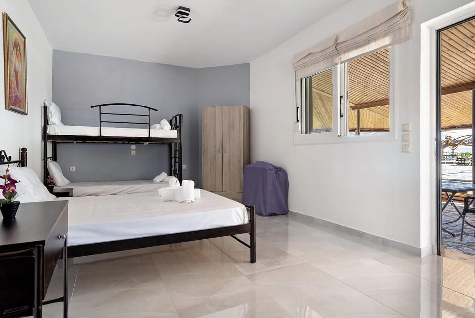 Property building, Living room, Bedroom