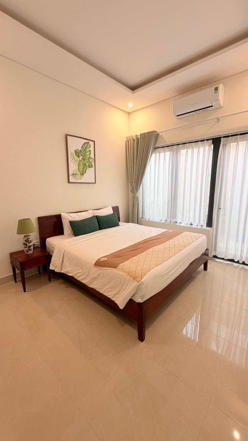 Bed, Bedroom, air conditioner