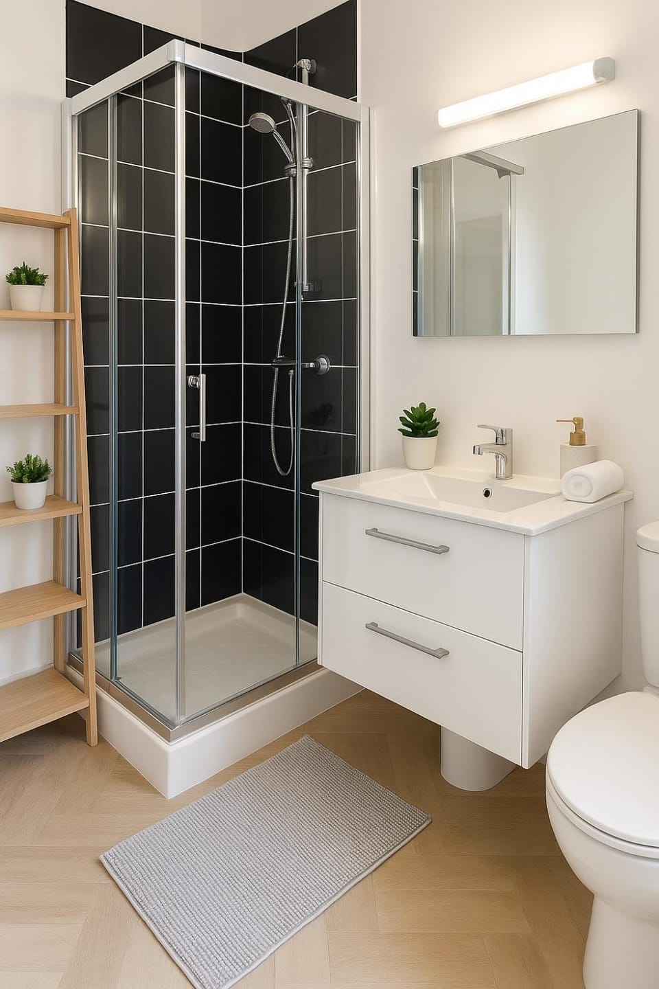 Shower, Toilet, Bathroom, towels