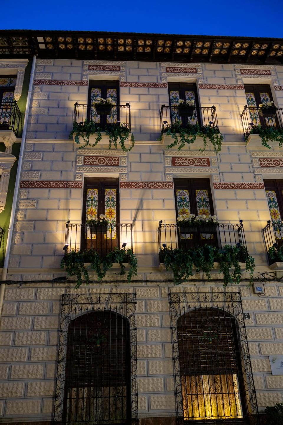 Property building, Night