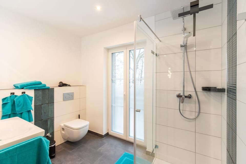 Shower, Toilet, Bathroom, towels