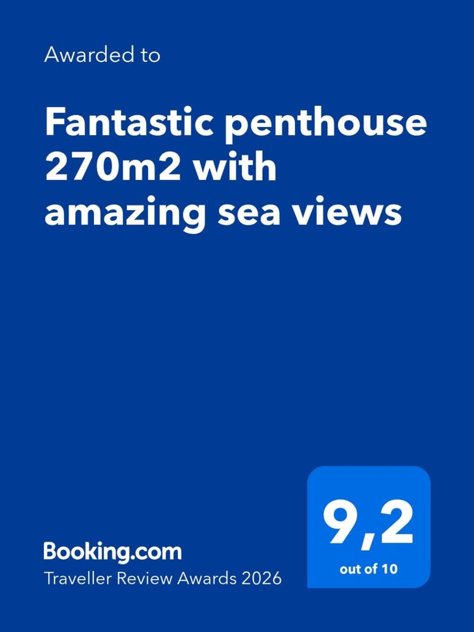 Fantastic penthouse 270m2 with amazing sea views Apartment in Roquetas de Mar