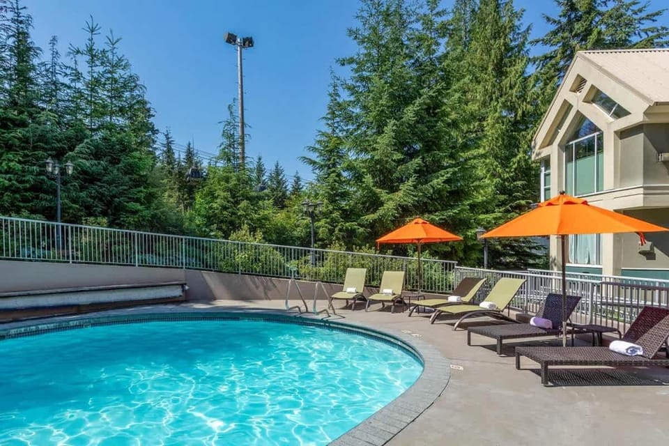 Woodrun Lodge 302 | Large Condo w/ Shared Heated Pool & Large Hot Tub House in Whistler